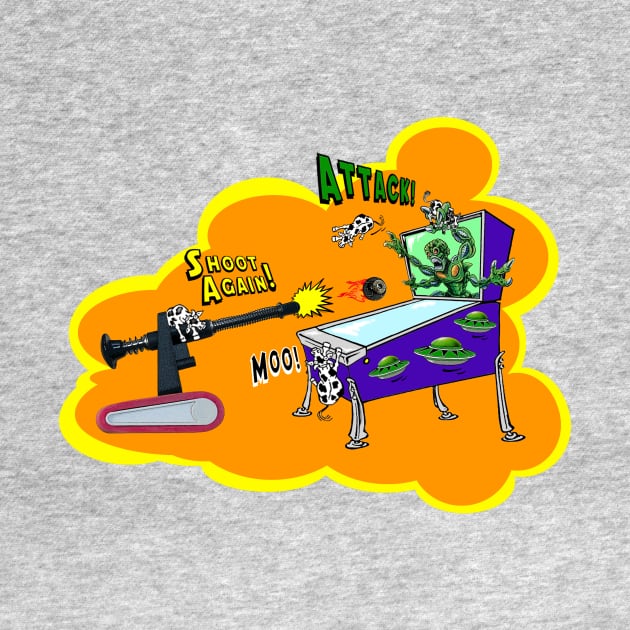 pinball competition by Uwantmytees